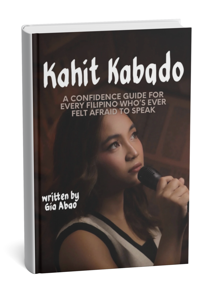 Kahit Kabado ebook, a confidence guide for Filipinos afraid to speak